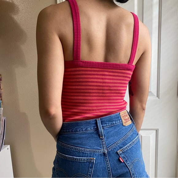 Old Navy Striped Ribbed Tank Top - Picture 3 of 7